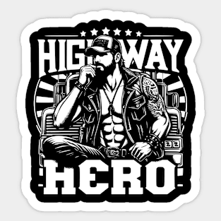 Highway Hero Sticker